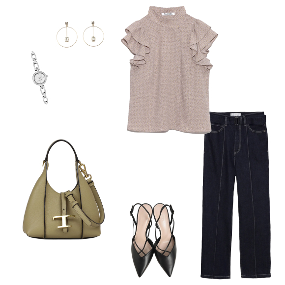 Tタイムレスレザーホーボーバッグマイクロ