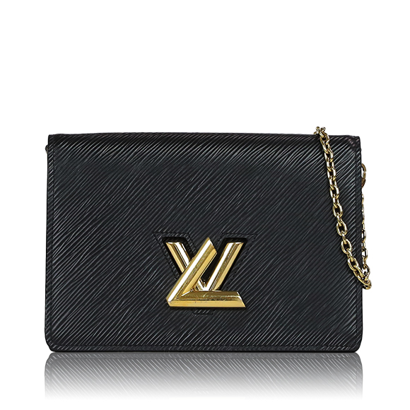LOUIS VUITTON ポルトフォイユツイストベルトチェーンウォレット 