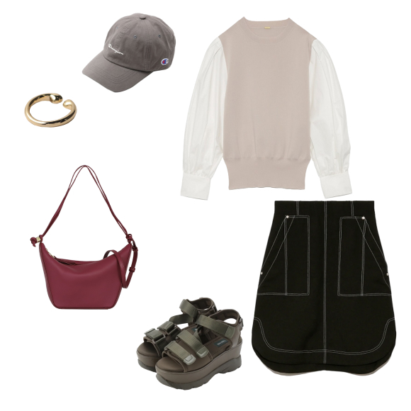 ハンモックホーボーバッグミニ