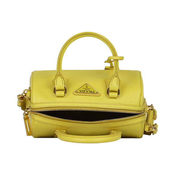 PRADA（プラダ）サフィアーノレザートップハンドルバッグ
