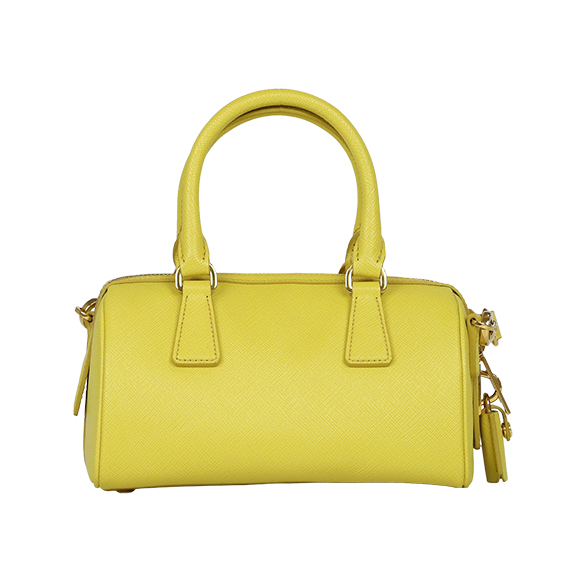 サフィアーノレザートップハンドルバッグ