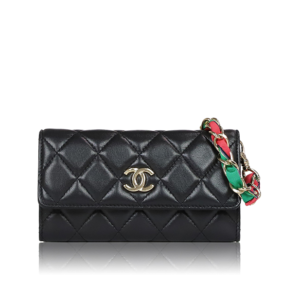 CHANEL チェーンウォレット 16&nbsp;x9&nbsp;x1cm(幅&nbsp;x 高さ&nbsp;x マチ)