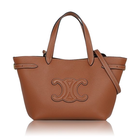 CELINE ミニカバアナイスキュイルトリオンフ 21&nbsp;x19&nbsp;x9cm(幅&nbsp;x 高さ&nbsp;x マチ)