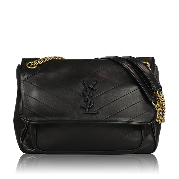 SAINT LAURENT ニキミディアム 27&nbsp;x21&nbsp;x9cm(幅&nbsp;x 高さ&nbsp;x マチ)