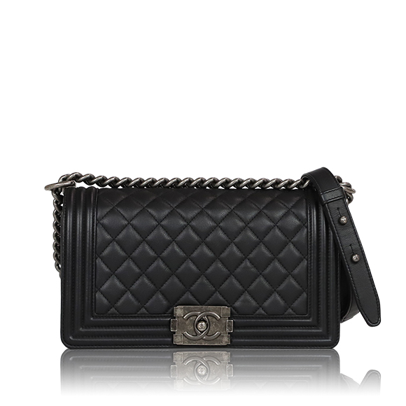 CHANEL ボーイシャネル 25&nbsp;x15&nbsp;x8cm(幅&nbsp;x 高さ&nbsp;x マチ)