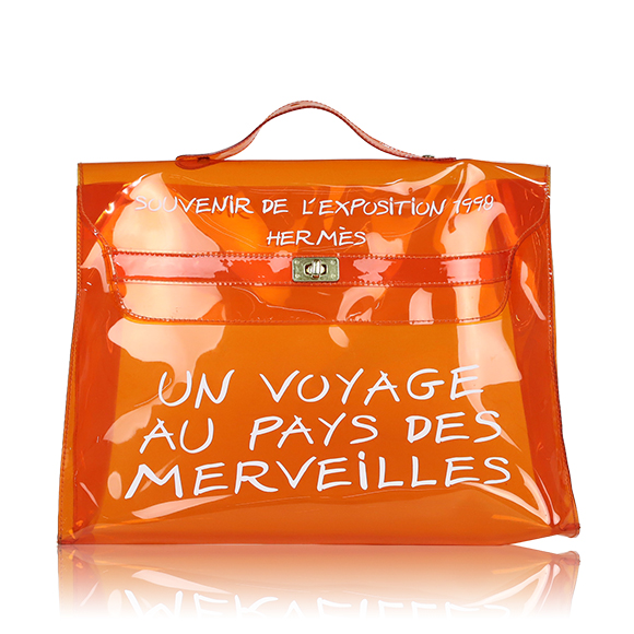 HERMES ビニールケリー 39&nbsp;x29&nbsp;x11cm(幅&nbsp;x 高さ&nbsp;x マチ)