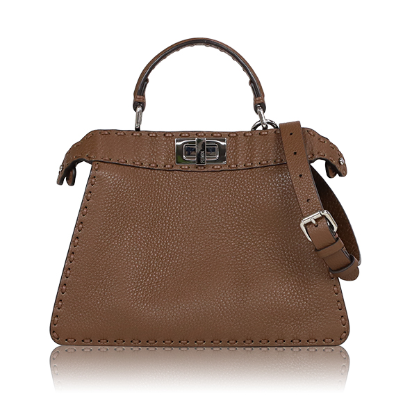 FENDI ピーカブーアイシーユースモール 25&nbsp;x20&nbsp;x10cm(幅&nbsp;x 高さ&nbsp;x マチ)
