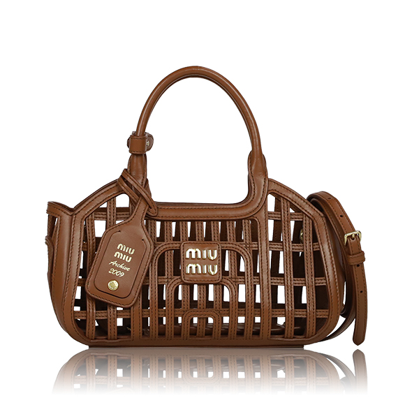 Miu Miu バスケットバッグ 23&nbsp;x12&nbsp;x9cm(幅&nbsp;x 高さ&nbsp;x マチ)
