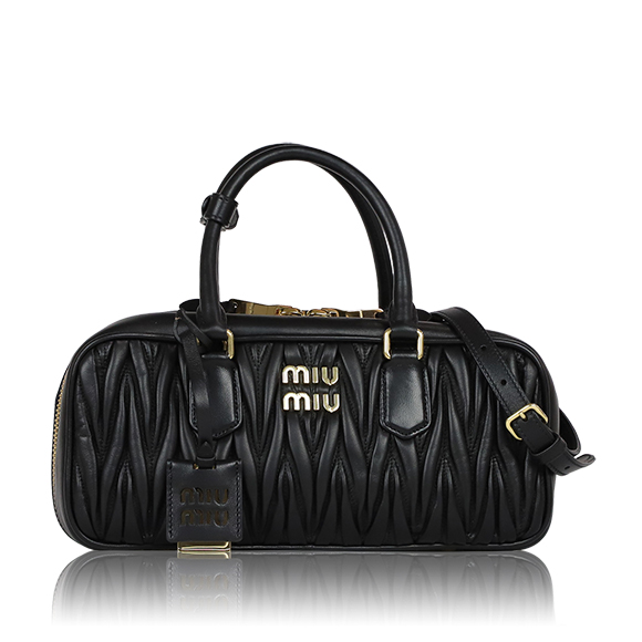 Miu Miu アルカディマテラッセレザーバッグラージ 27&nbsp;x12&nbsp;x9cm(幅&nbsp;x 高さ&nbsp;x マチ)