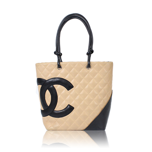 CHANEL カンボンラインミディアムトート 24 x 24 x 12cm(幅 x 高さ x マチ)