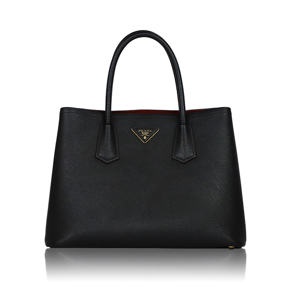 PRADA サフィアーノキュイール 34&nbsp;x25&nbsp;x15cm(幅&nbsp;x 高さ&nbsp;x マチ)