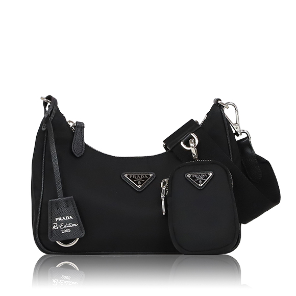 PRADA Re-Edition2005ナイロンショルダーバッグ 21&nbsp;x16&nbsp;x6cm(幅&nbsp;x 高さ&nbsp;x マチ)