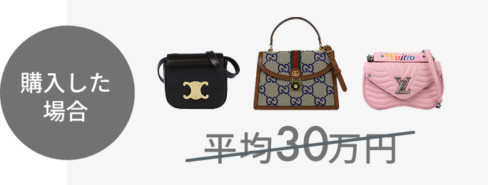 バッグを購入した場合